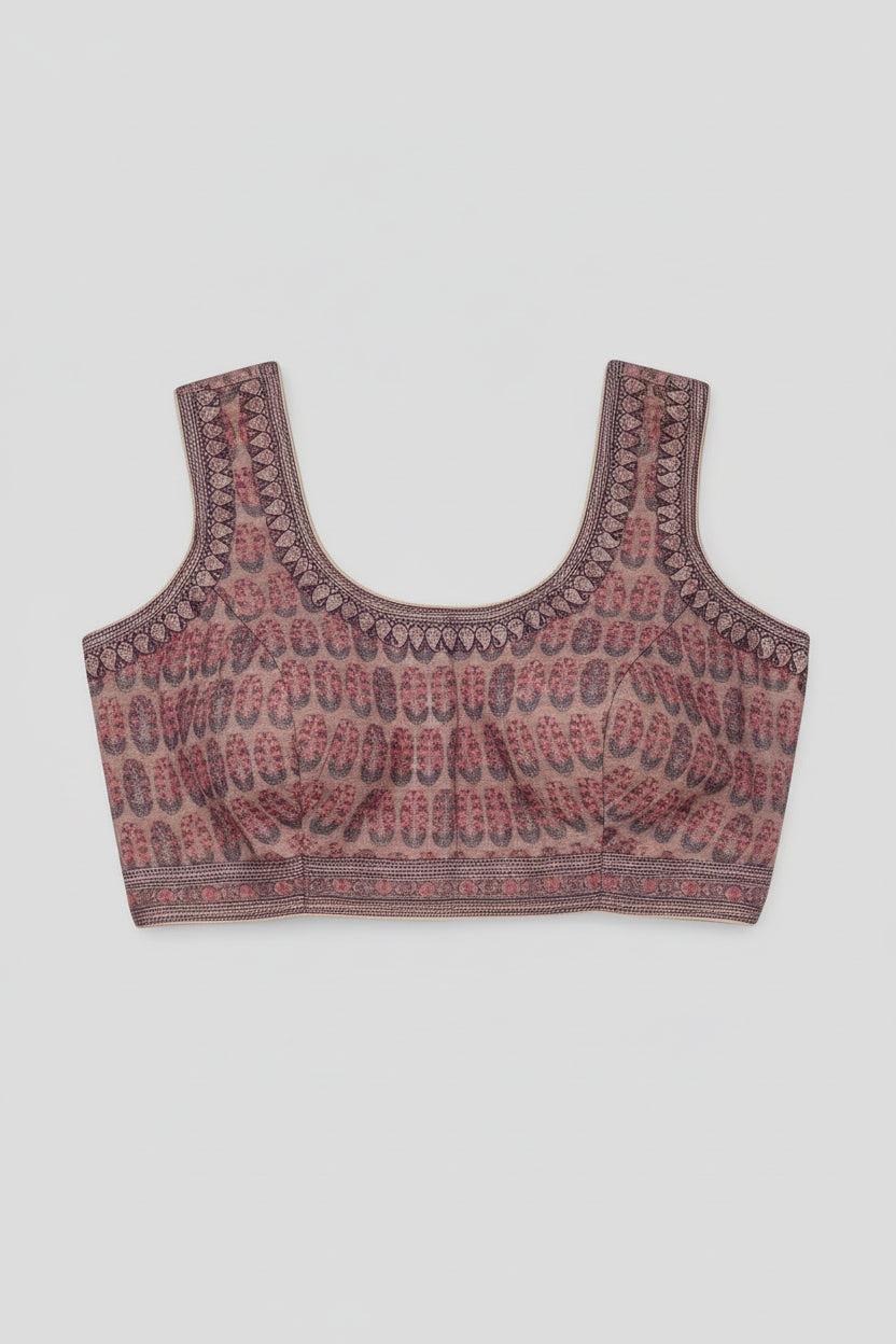 Elysian Dream - Fancy Satin Silk Digital Print Saree