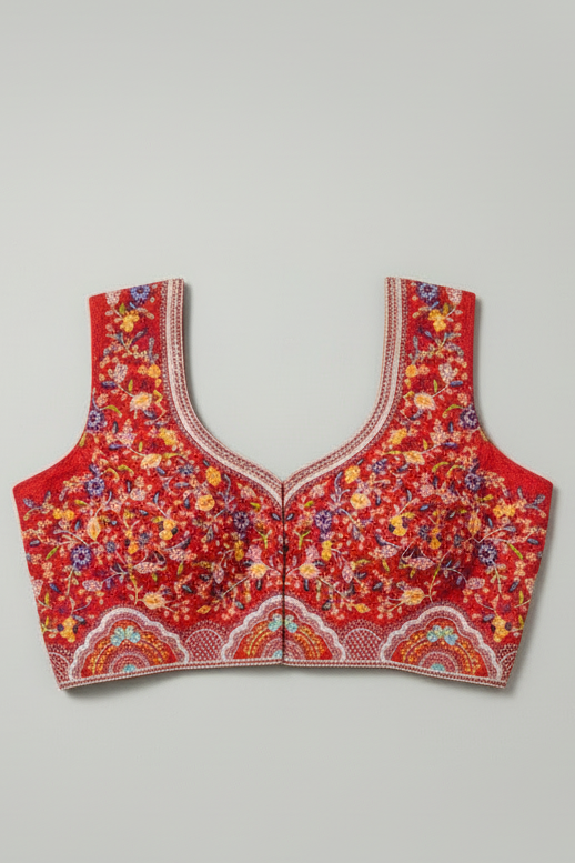 Shimmering Aura- Organza Silk Saree