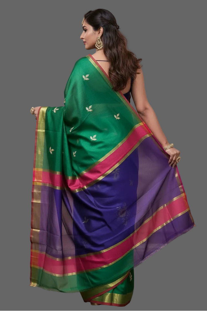 Ember Silk Saree(Easy To Carry)