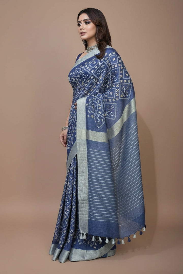 Aadhya- Pure Linen Saree