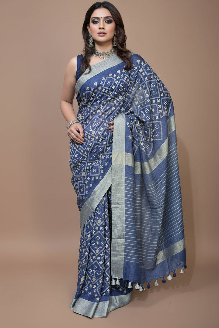 Aadhya- Pure Linen Saree