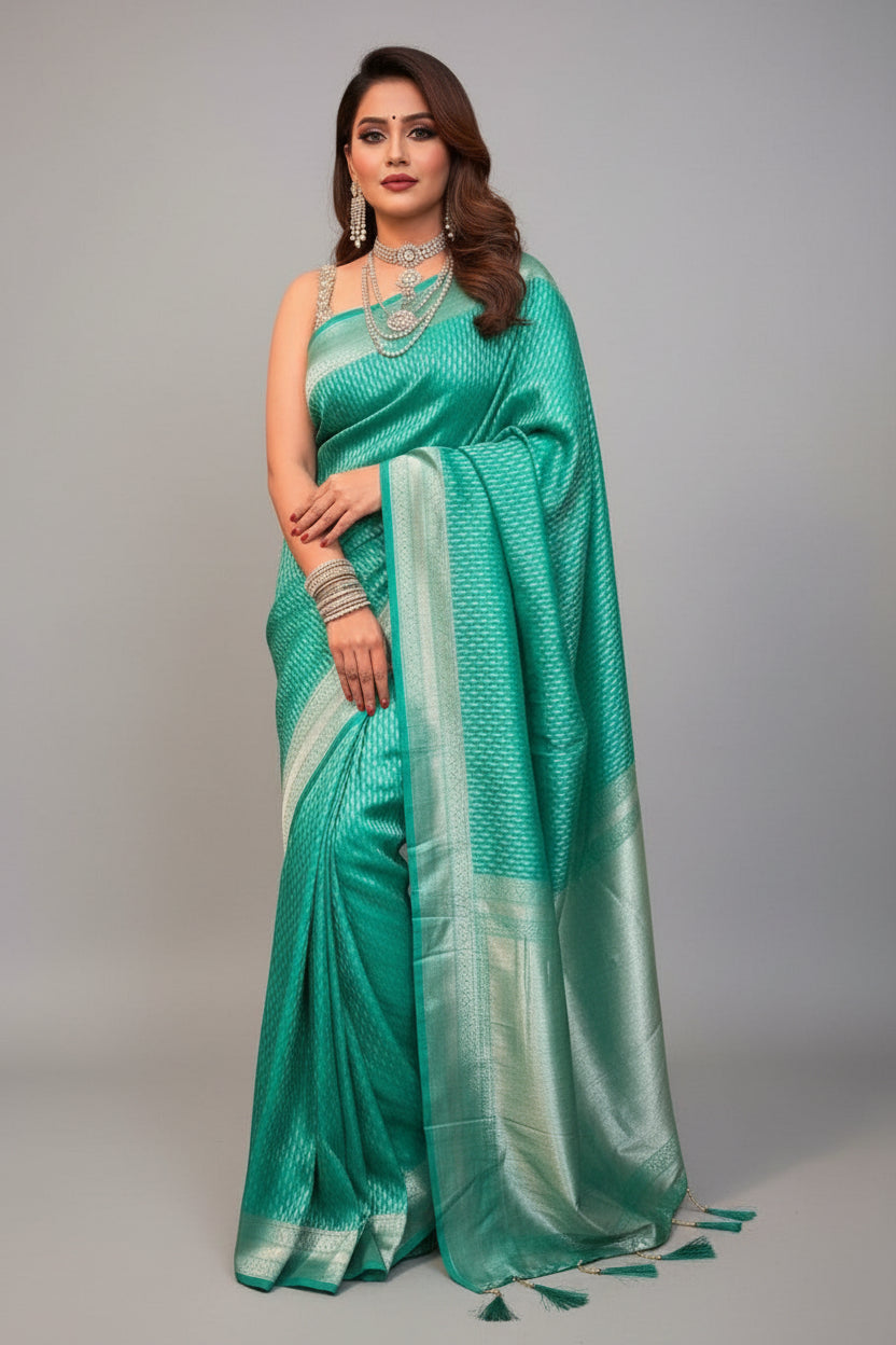 Shimmering Embrace: Kanjivaram Saree