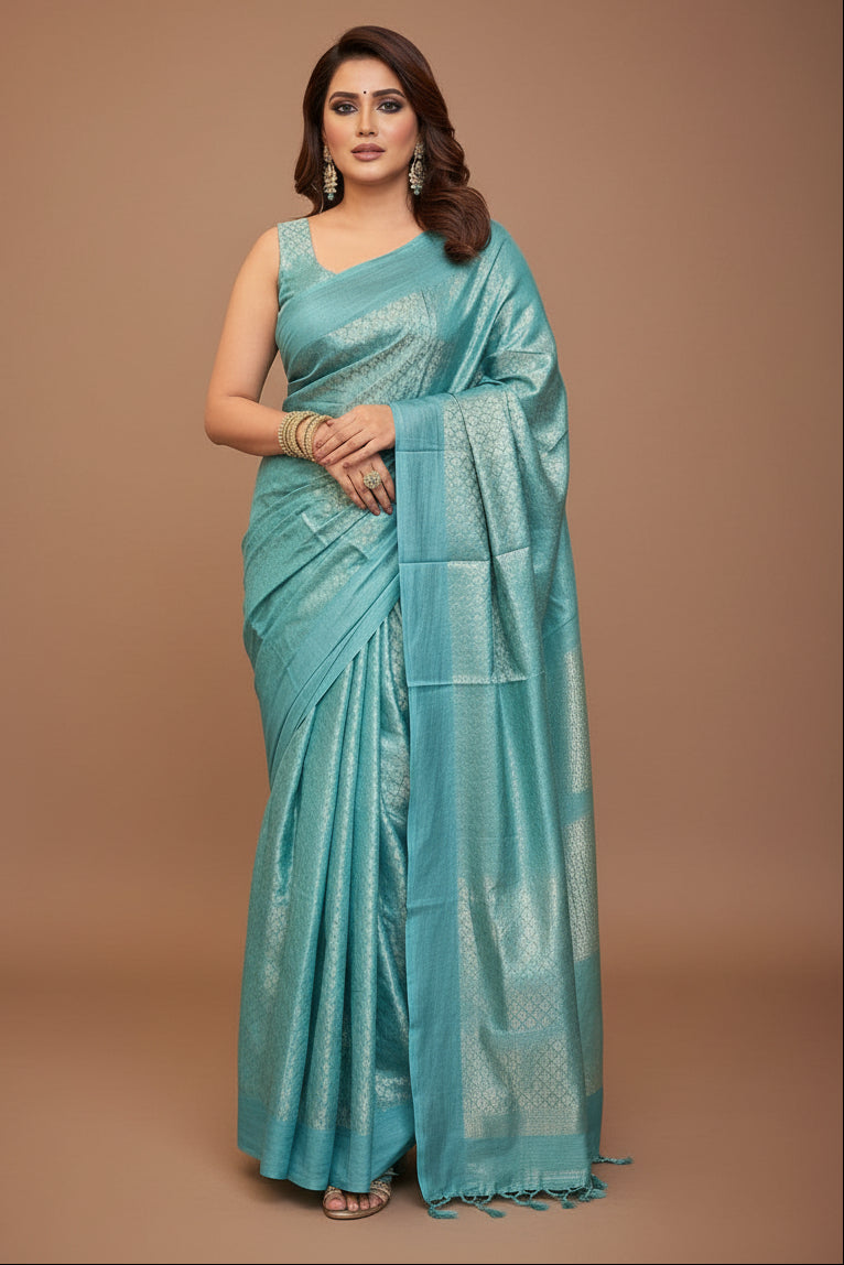 The Alure Of Soft  Bhagalpuri silk Saree