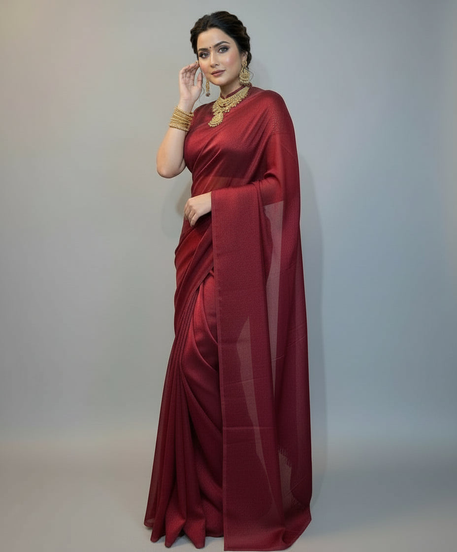 Glow of Eternity Fancy Silk Saree
