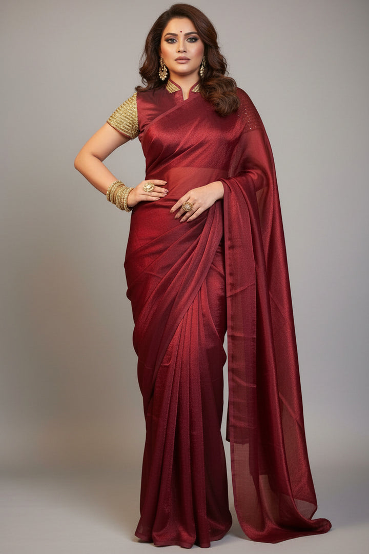 Glow of Eternity Fancy Silk Saree