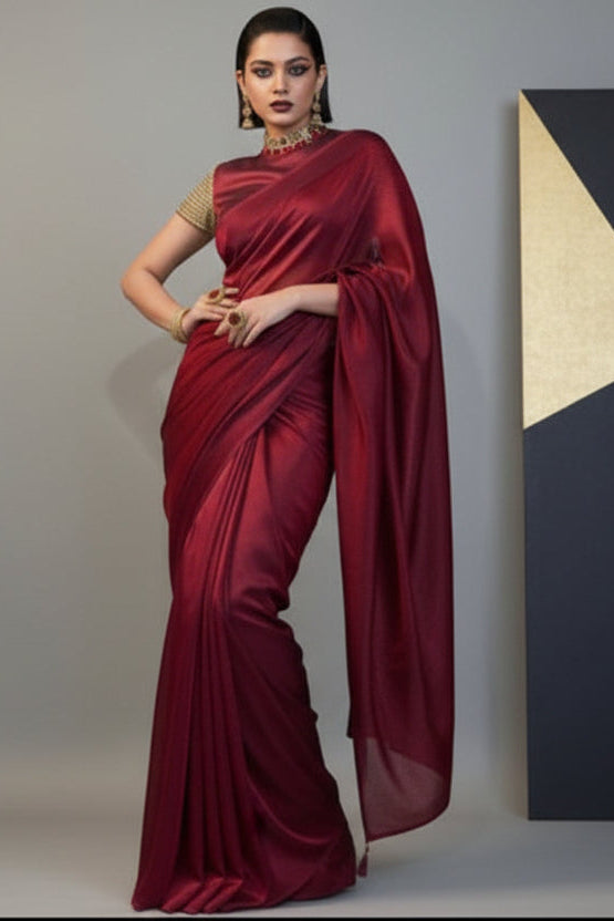 Glow of Eternity Fancy Silk Saree