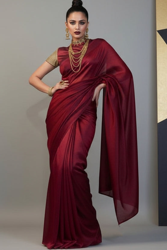 Glow of Eternity Fancy Silk Saree