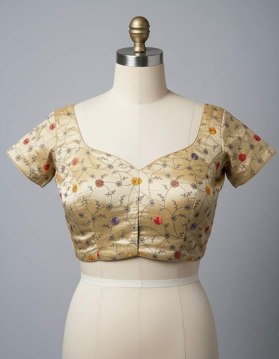 Flexing The Linen Saree