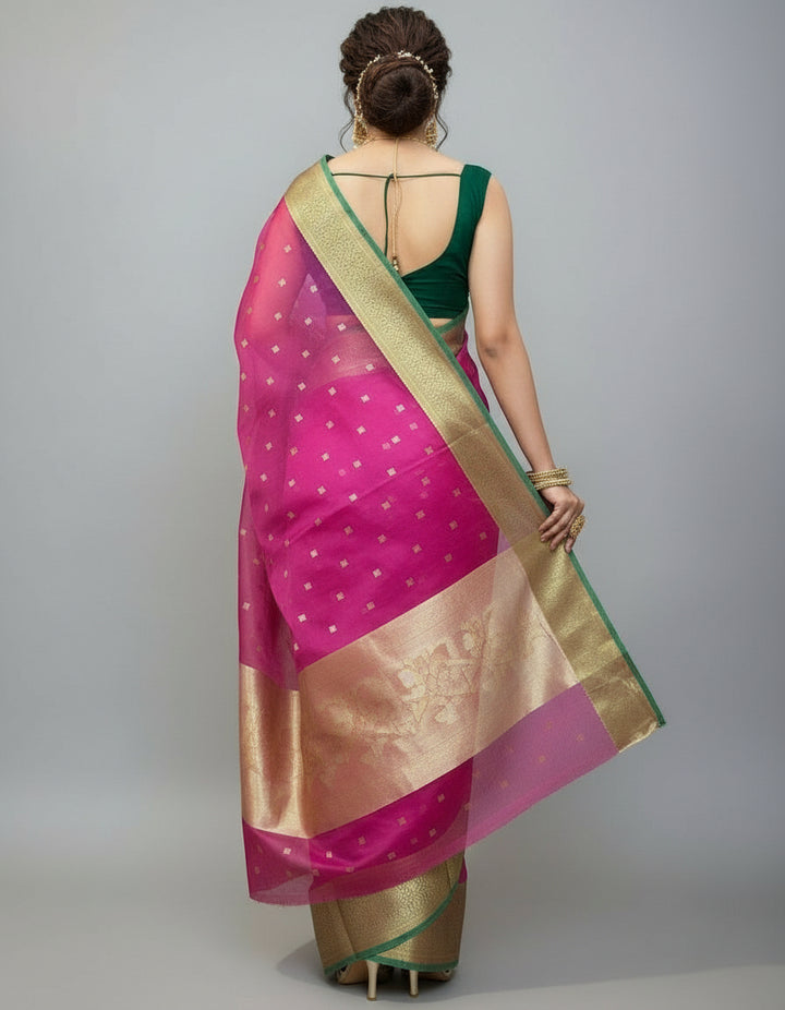 Eternal Heritage Banarsi Organza Saree