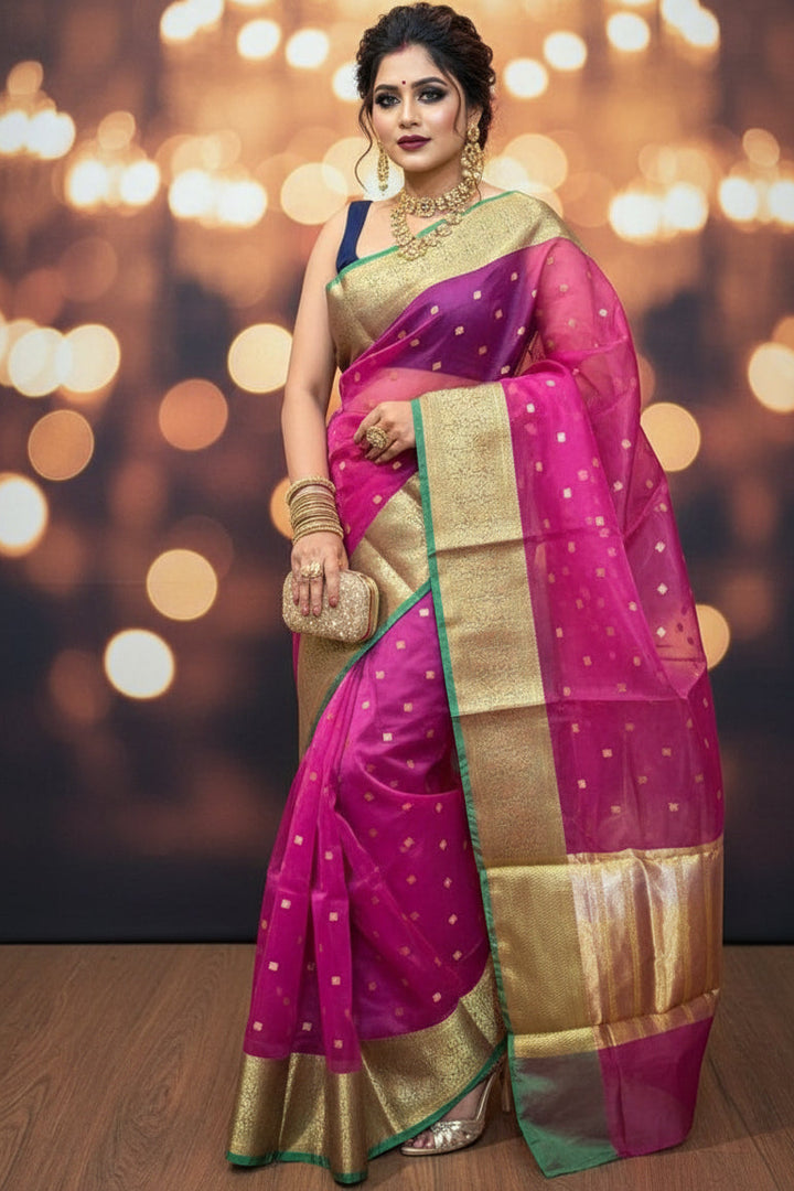 Eternal Heritage Banarsi Organza Saree