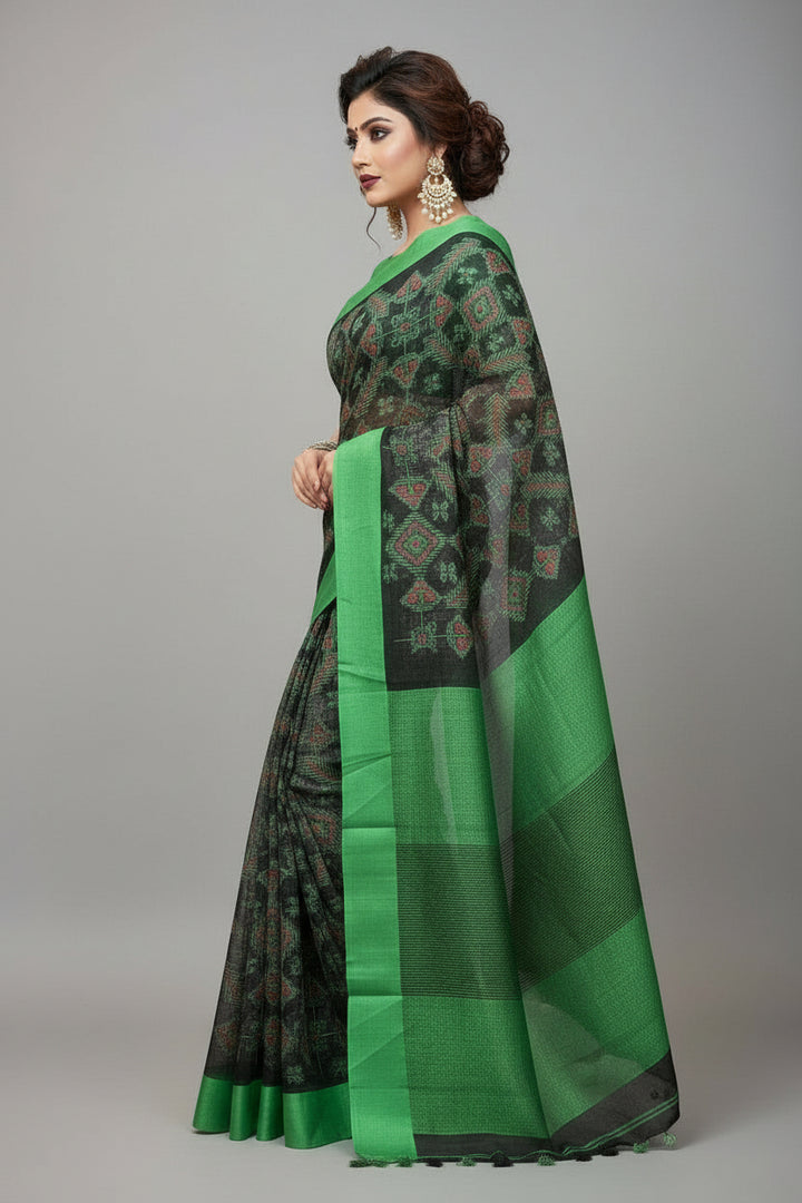 Saree Goals - Pure Linen Saree