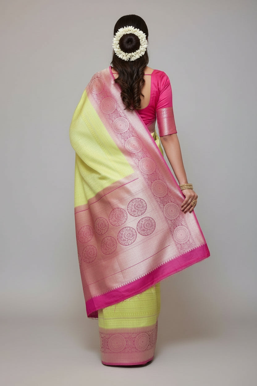 Saanvika Banarasi Kubera Pattu Saree