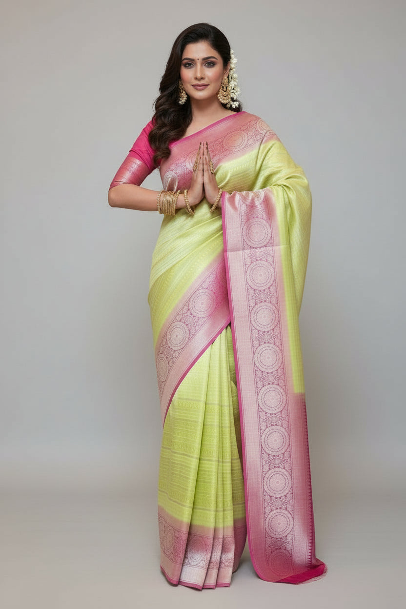 Saanvika Banarasi Kubera Pattu Saree