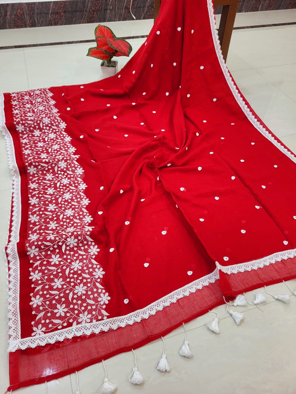 Kagojhawa Mul Cotton Saree