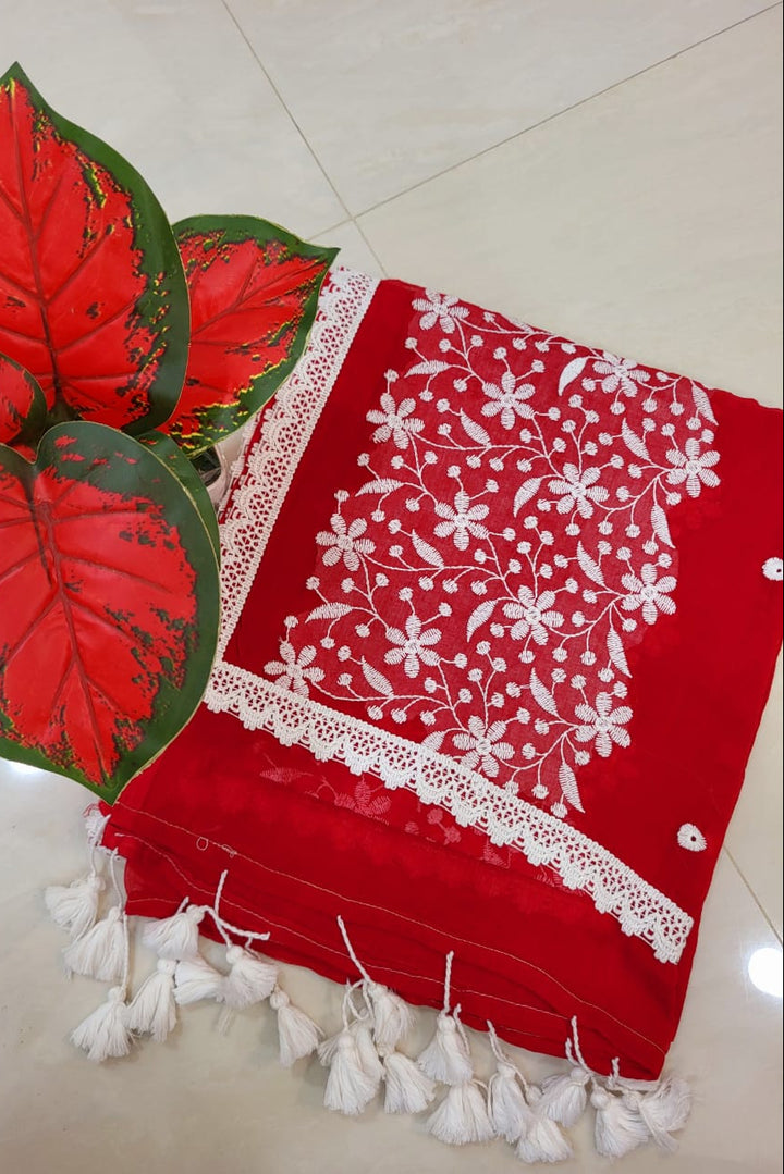 Kagojhawa Mul Cotton Saree