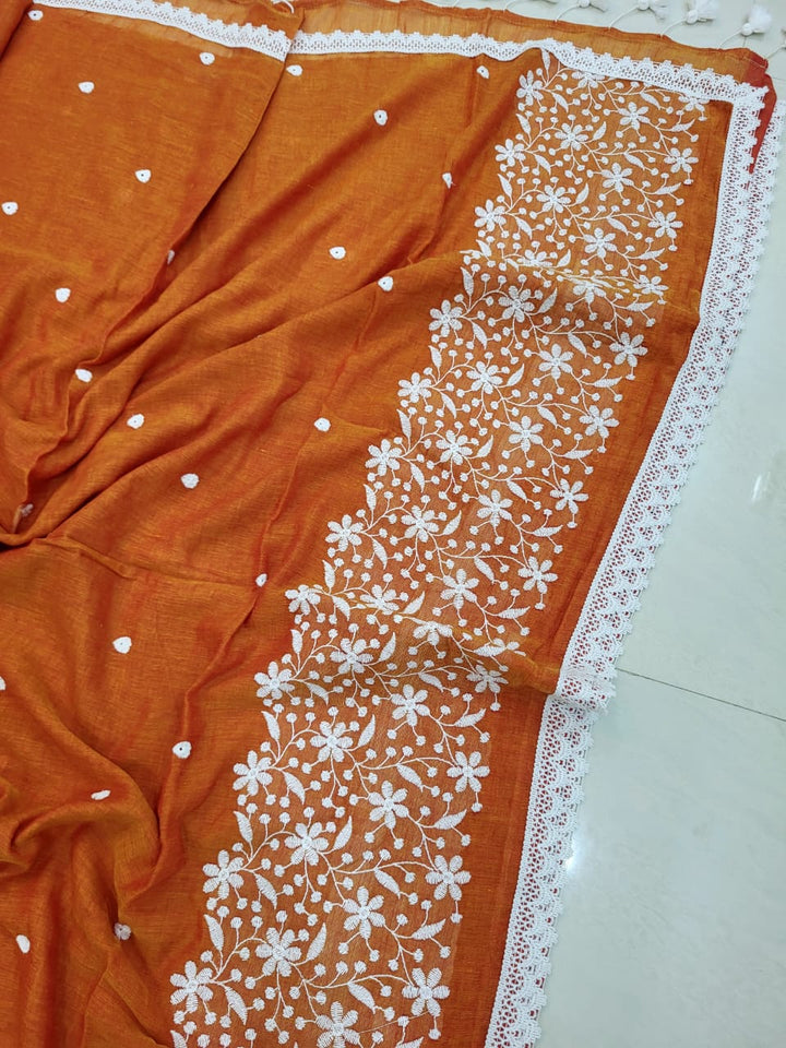 Kagojhawa Mul Cotton Saree