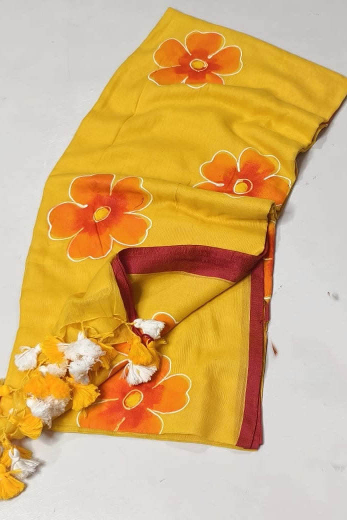Hridoyer Shobdo Mul Cotton Saree