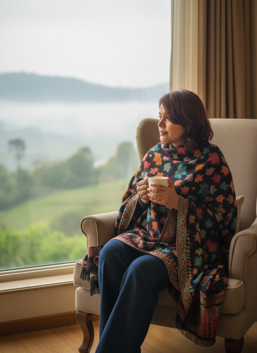 Icy Embrace Shawl Collection