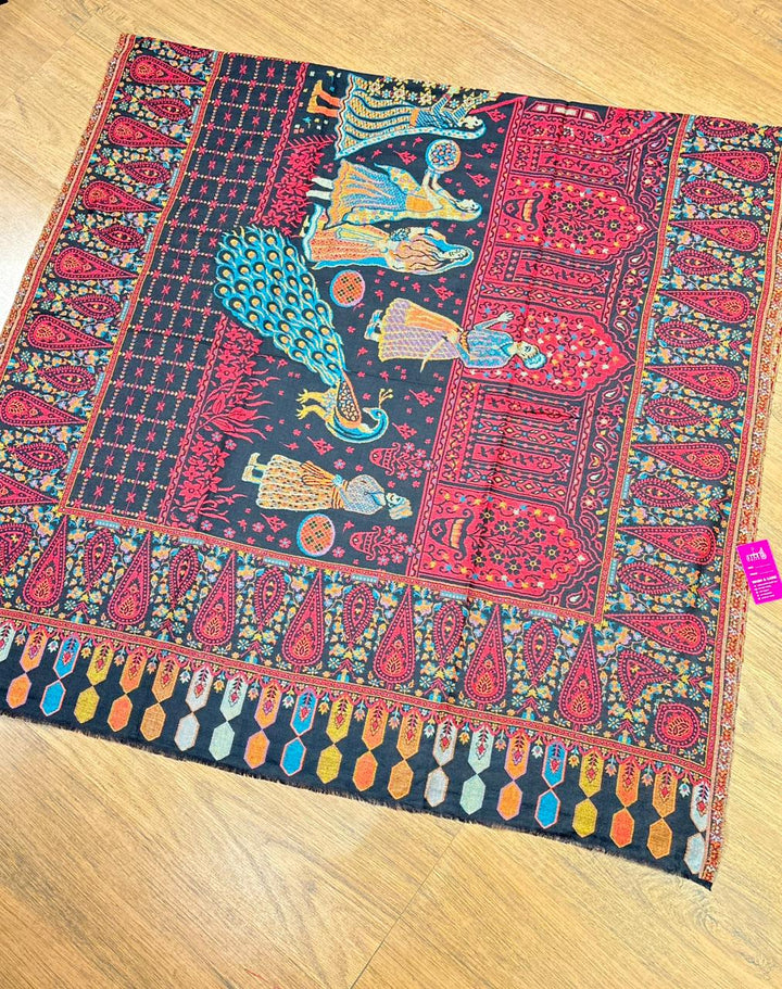 Snowsoft Pure Shawl Collection [Black ]