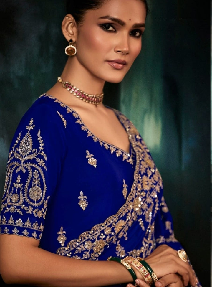 Serenity Shine Fancy Silk Saree