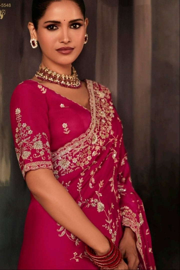 Serenity Shine Fancy Silk Saree