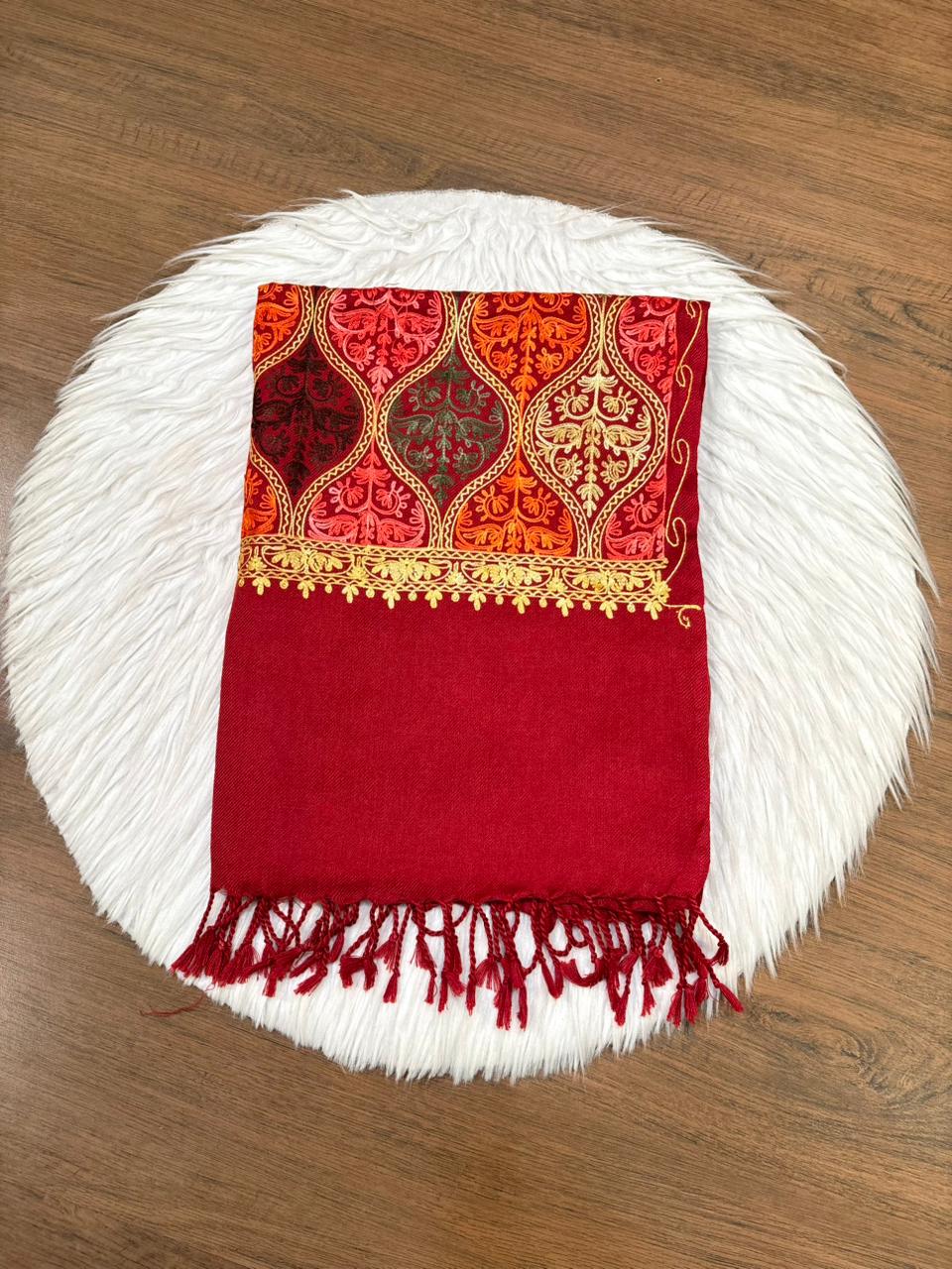 Frosted Warmth Stole Collection(Maroon)