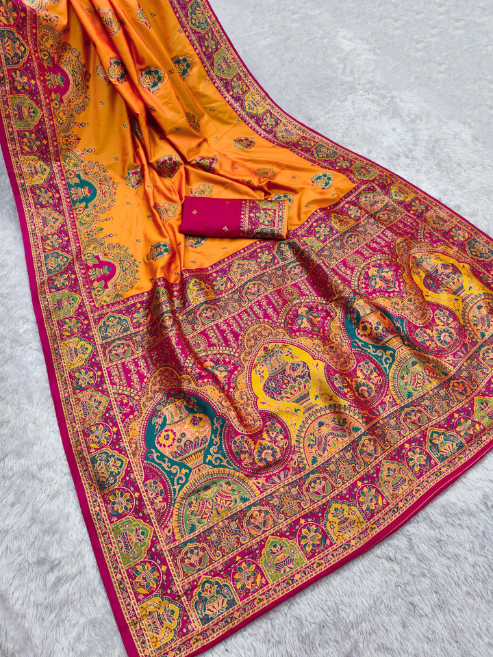 Exclusive Pashmina Paithani Silk Saree