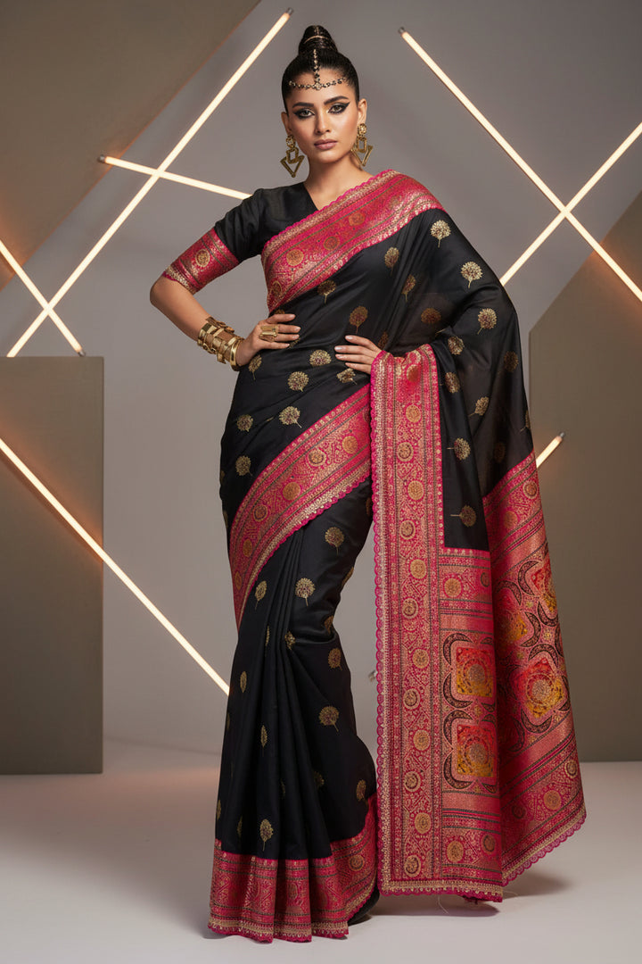 Slay the Drape Banarasi Silk Saree