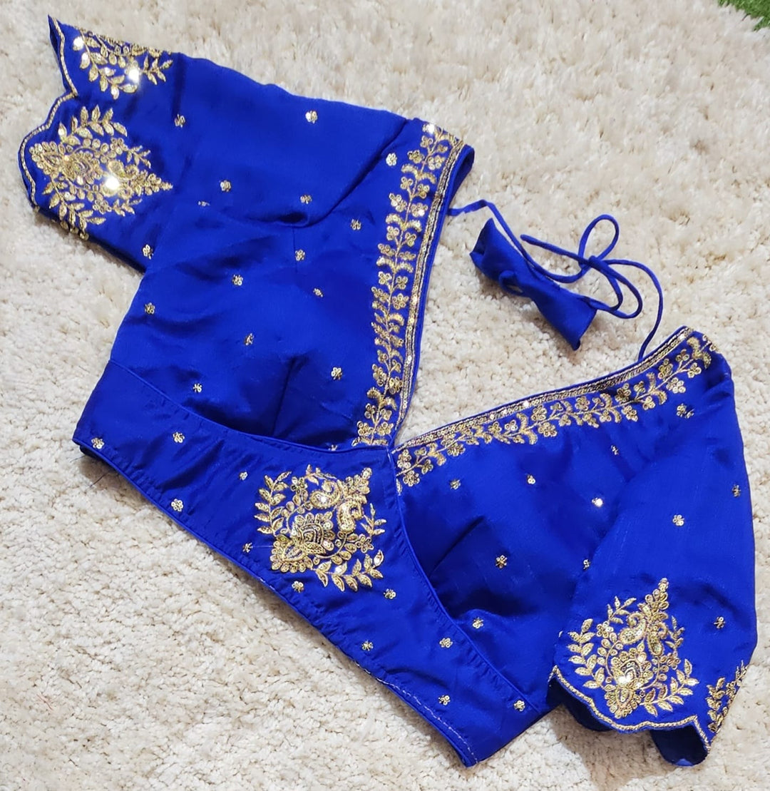 The Empress Gilded V-Neck Blouse