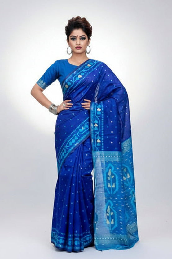 Nirob Prem Bengal Dhakai Jamdani Saree