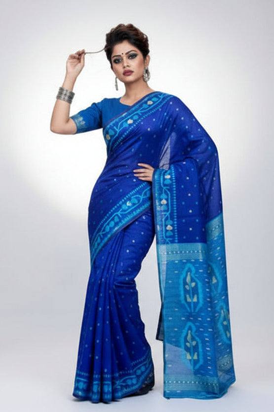 Nirob Prem Bengal Dhakai Jamdani Saree
