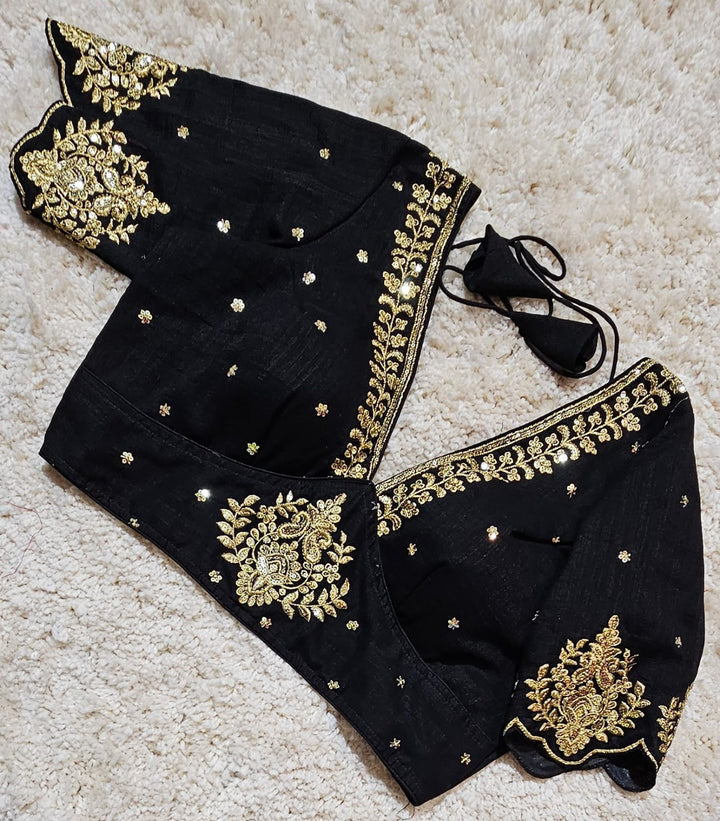 The Empress Gilded V-Neck Blouse