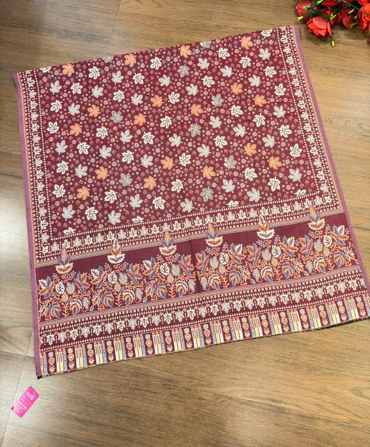 Cozy Warmth- Shawl Collection(Maple Leaf Design)