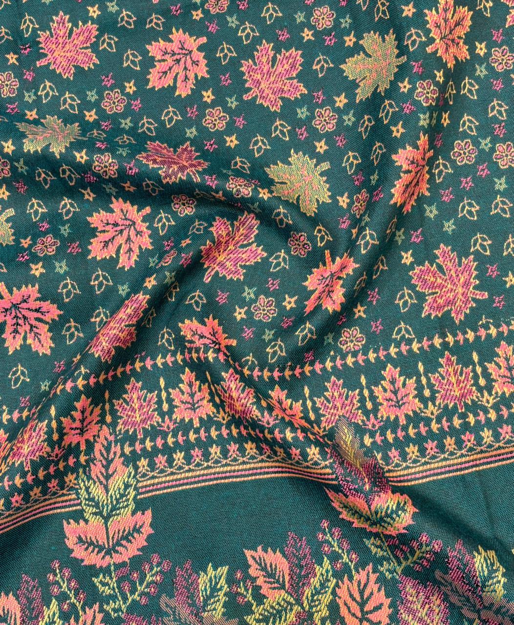 Cozy Warmth- Shawl Collection(Maple Leaf Design)