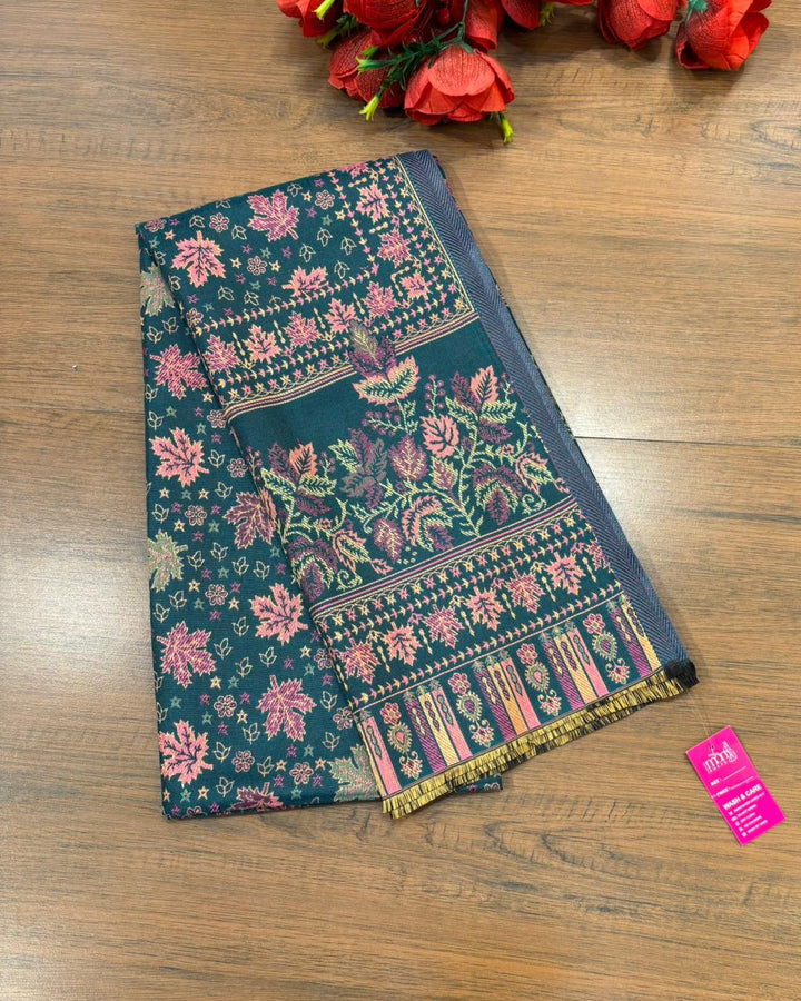 Cozy Warmth- Shawl Collection(Maple Leaf Design)