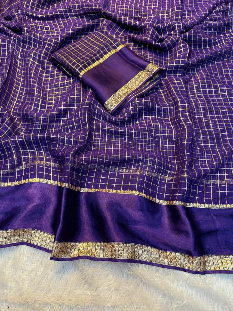 Forest Gleam Viscose Georgette Saree