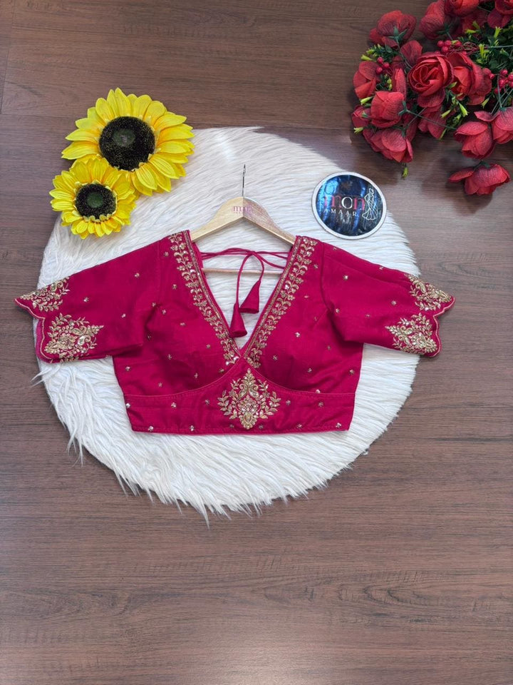 The Empress Gilded V-Neck Blouse