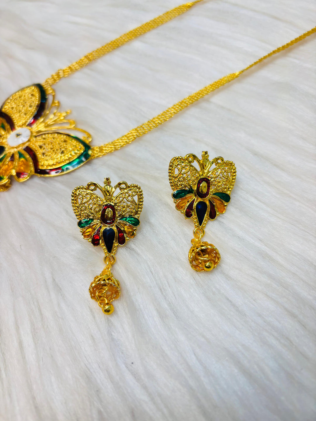 Vihangini- New Necklace (Jewellery Set)