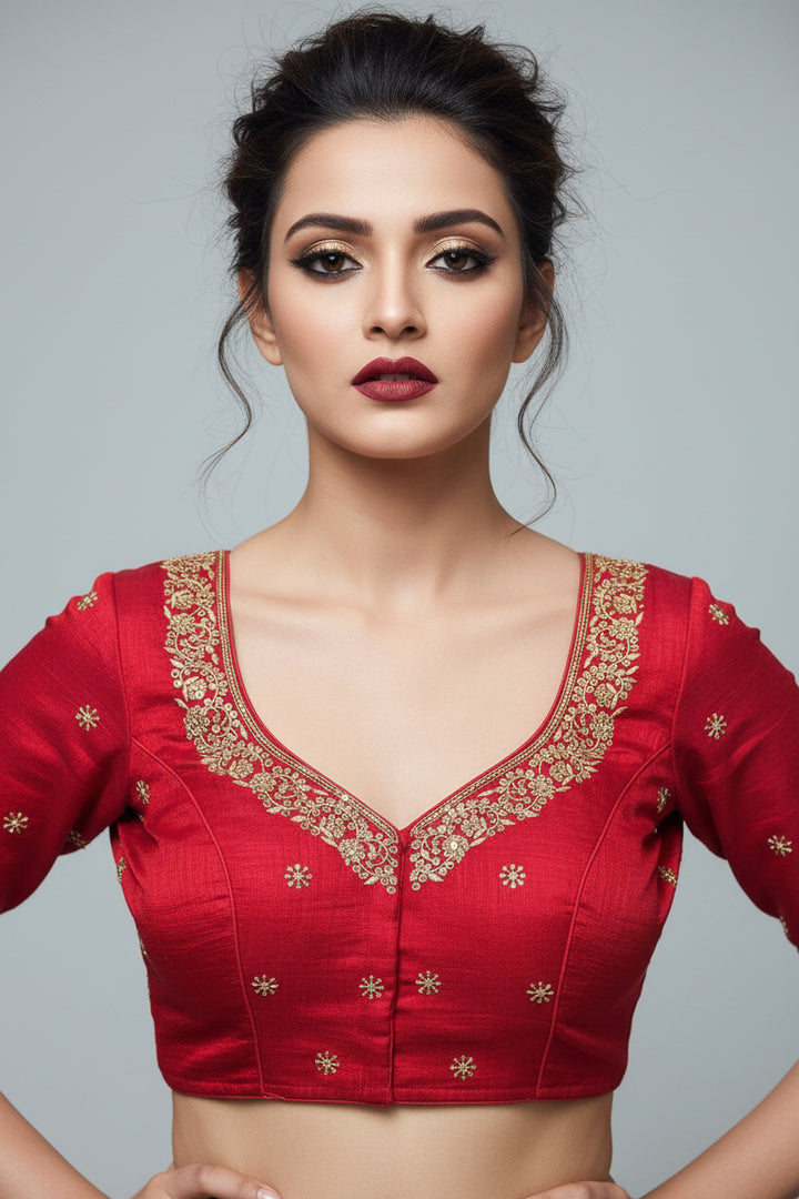 Symbol Of Love-Vichitra Silk Blouse