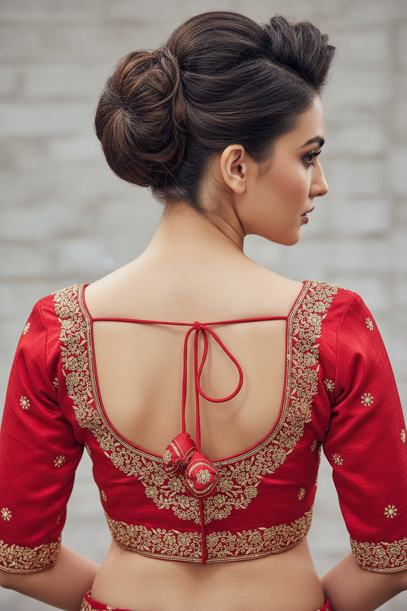 Symbol Of Love-Vichitra Silk Blouse