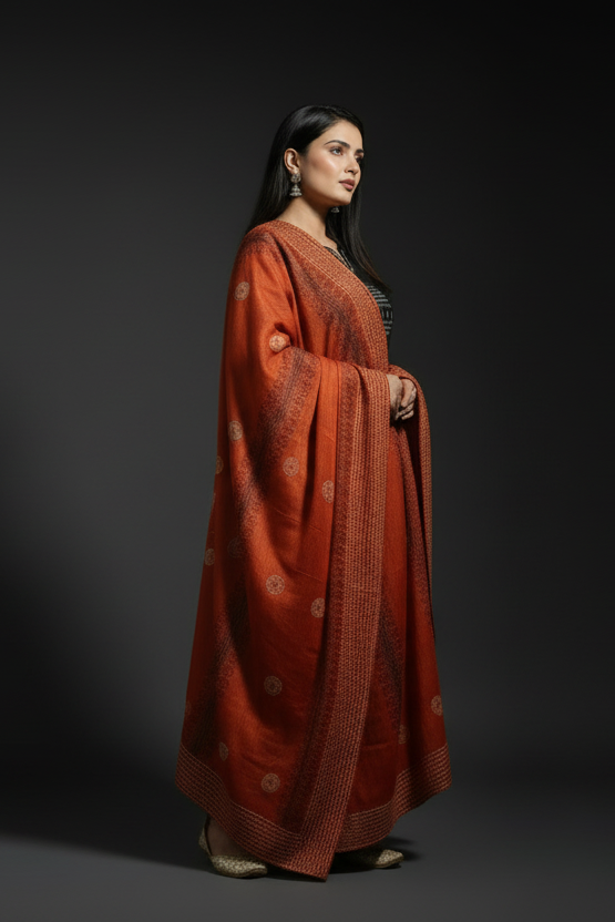 Flower petal Designer Cotton Kurti Set