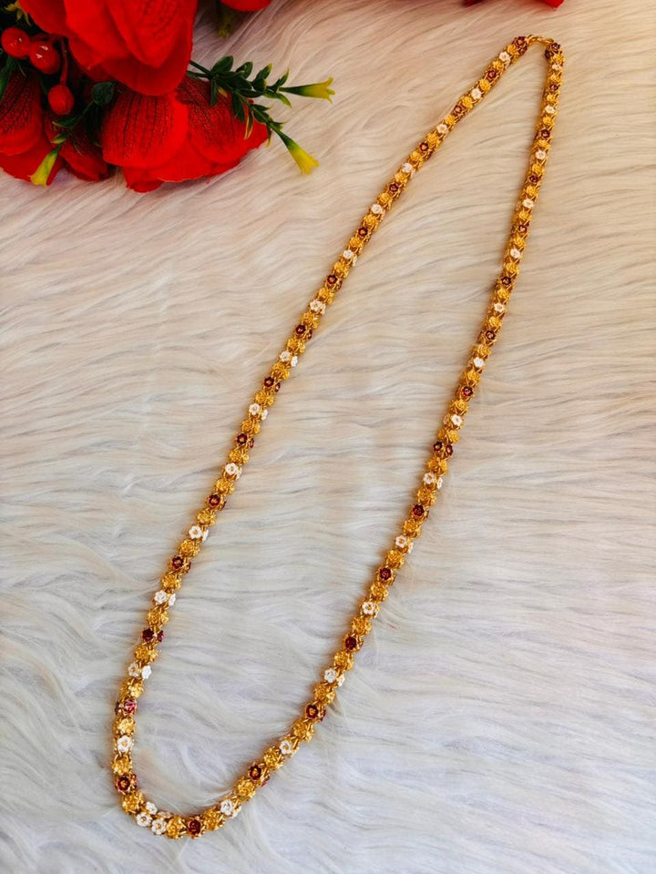 Rose Essence- Gold Plated Single Chain