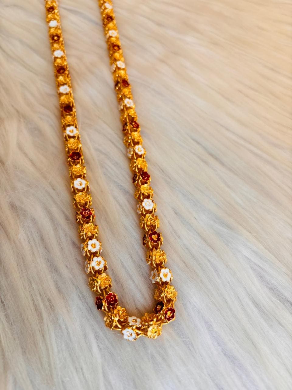 Rose Essence- Gold Plated Single Chain