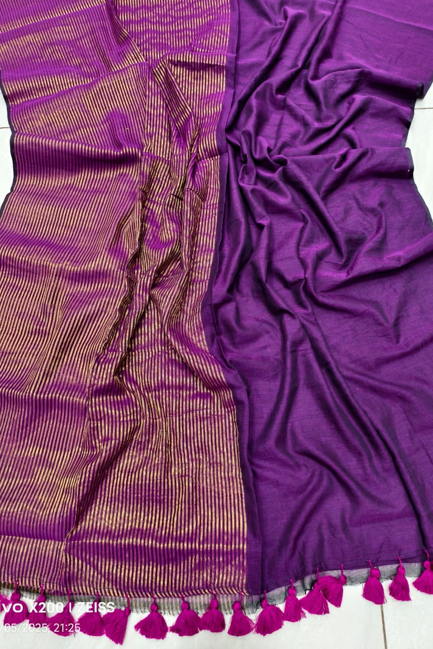 Shine And Smile Cotton Saree