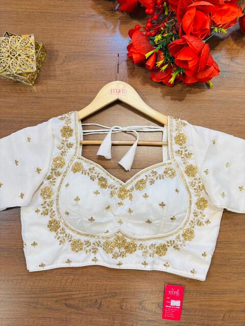 Jhalak-Zari Embroidered Blouse