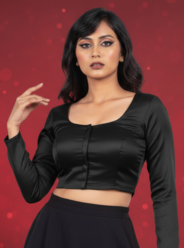 Solid Trends-Fancy Designer Blouse