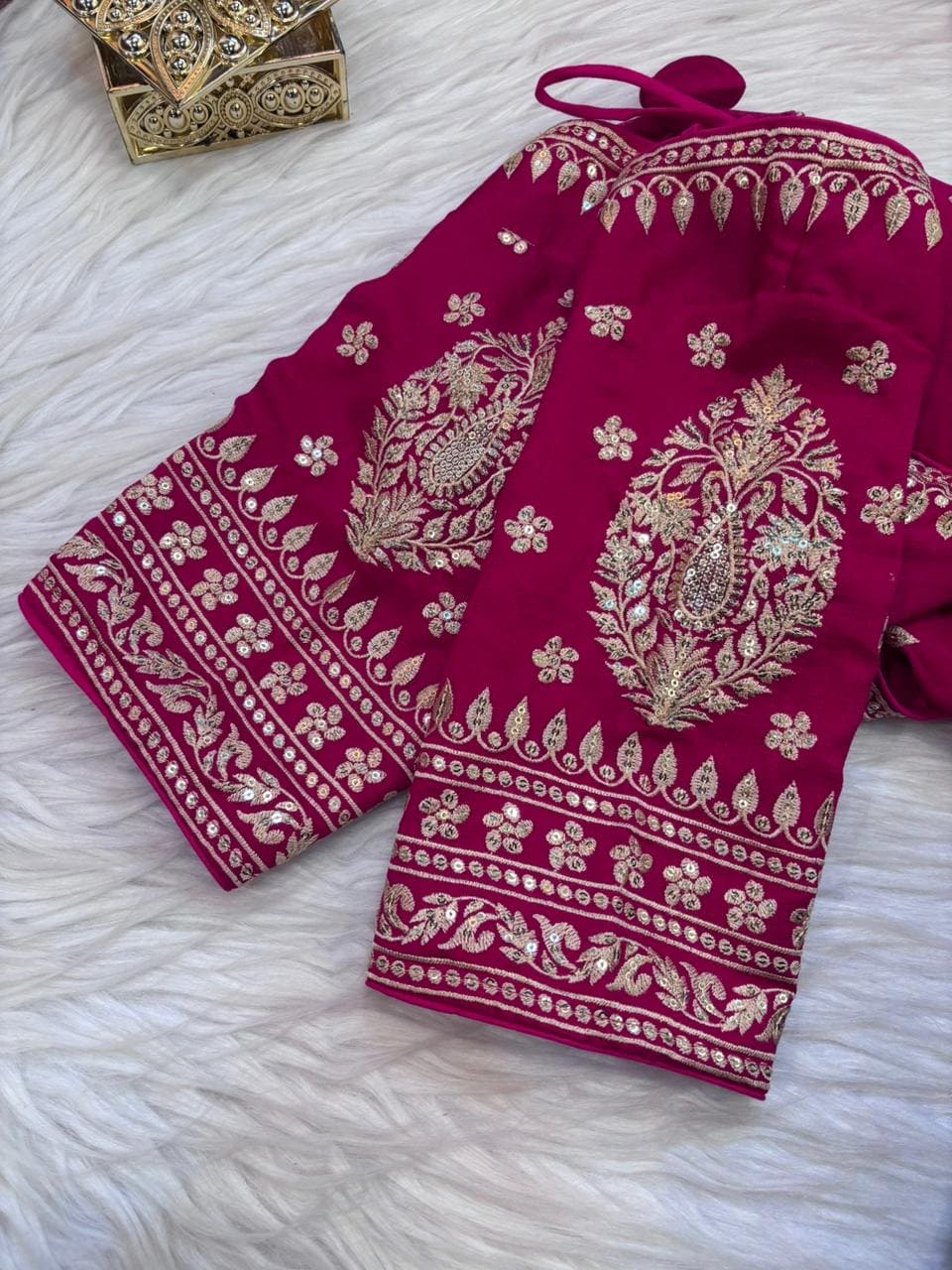 Madhubala Special Vichitra Silk Blouse