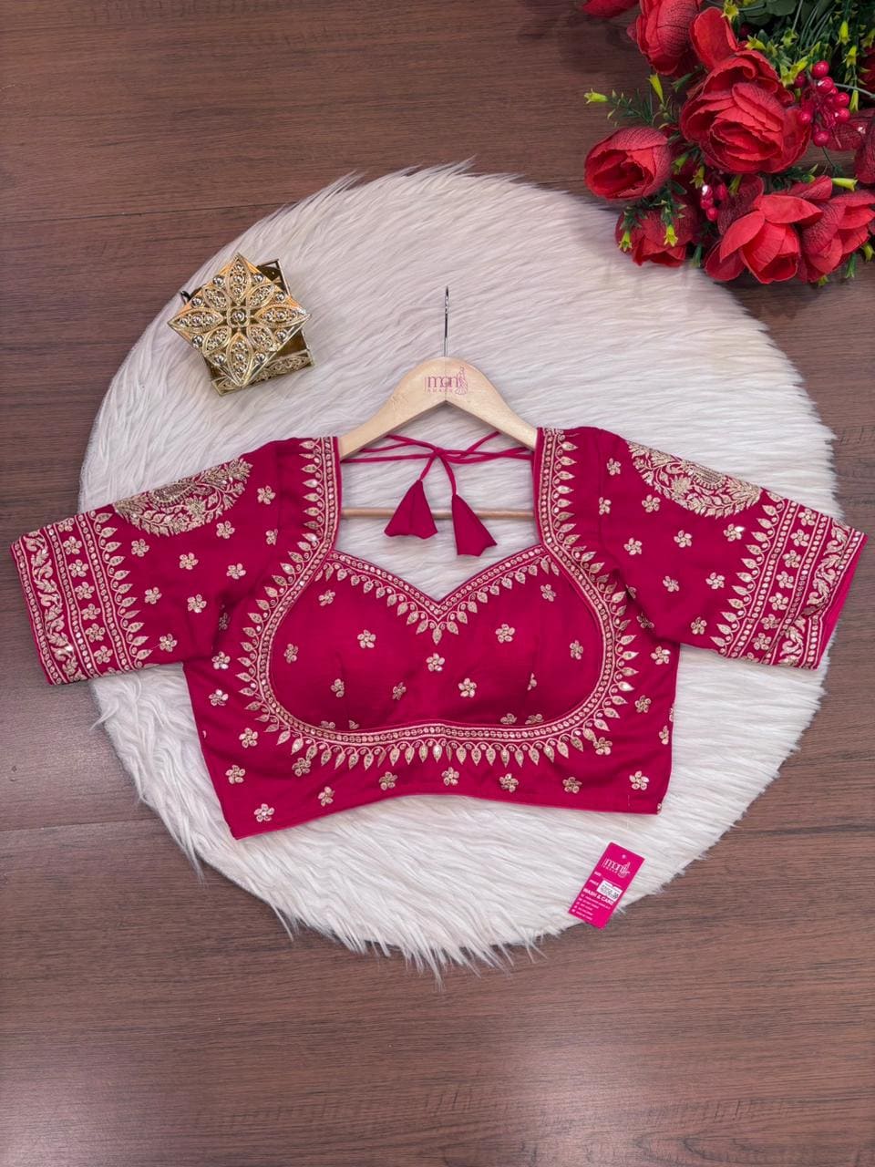 Madhubala Special Vichitra Silk Blouse