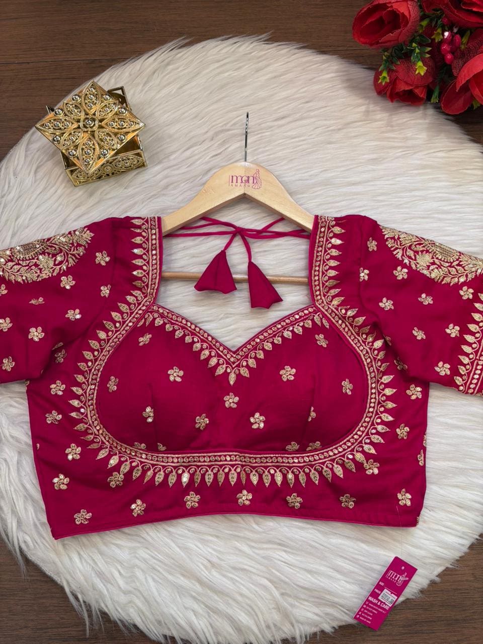 Madhubala Special Vichitra Silk Blouse