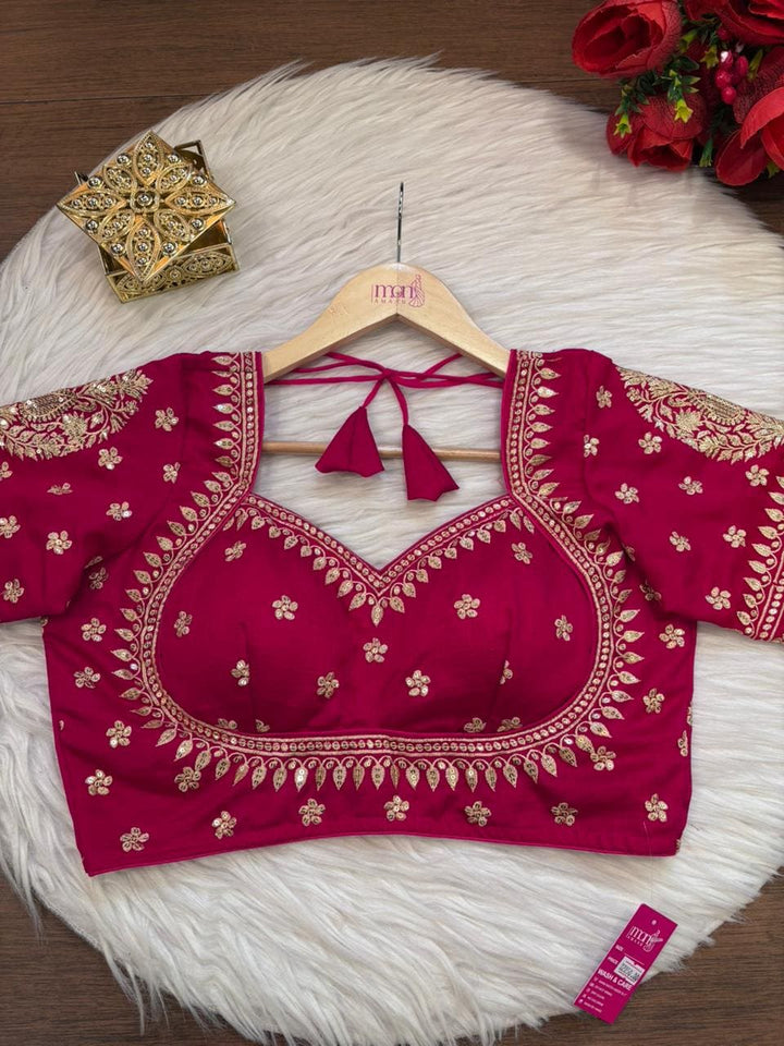 Madhubala Special Vichitra Silk Blouse